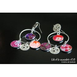 Boucles d'oreilles tzigane rondes / PROS