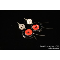 Boucles d'oreilles pendantes Poppy