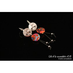 Boucles d'oreilles perles de pluie