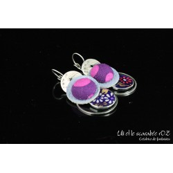 Boucles d'oreilles longues souvenir d'enfance