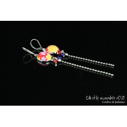 Boucles d'oreilles pendantes collection Acrobate