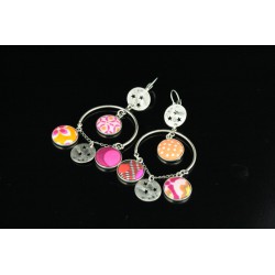 Boucles d'oreilles tzigane rondes