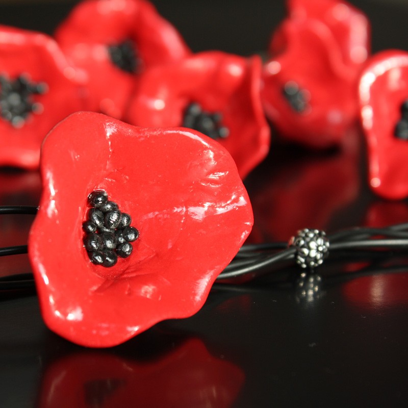 POPPY  : Bijoux coquelicots